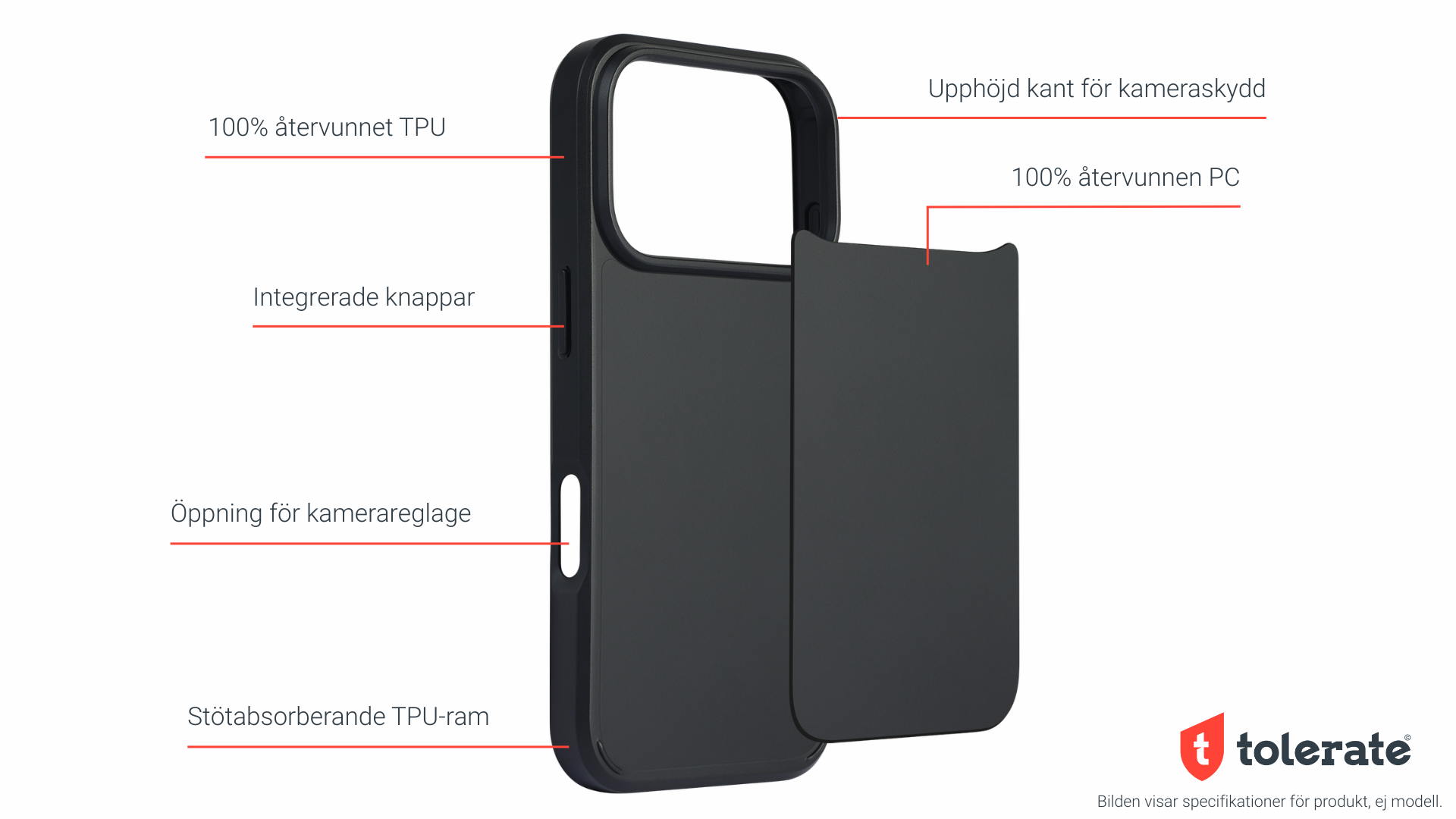 TOLERATE ARMOR IP 15 BLK - Bild 3
