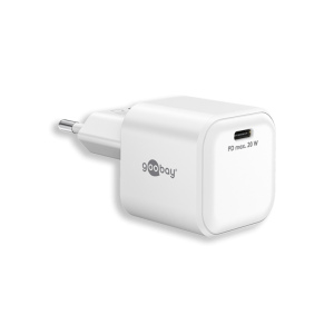 TOLERATE USB-C PD GaN FAST CHARGER NANO (20W) POWERED BY GOOBAY WHITE