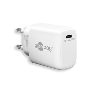 TOLERATE USB-C PD GaN FAST CHARGER (25W) POWERED BY GOOBAY WHITE