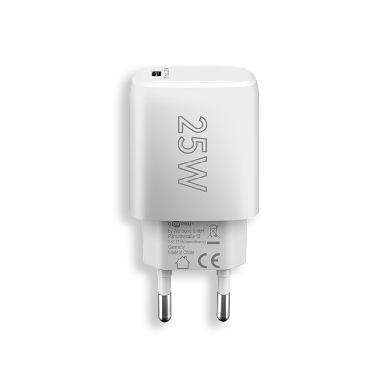 TOLERATE USB-C PD GaN FAST CHARGER (25W) POWERED BY GOOBAY WHITE - Bild 4