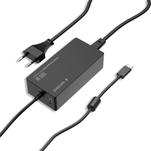 TOLERATE GEMBIRD 100W PD GAN USB-C COMPUTER CHARGER BLK