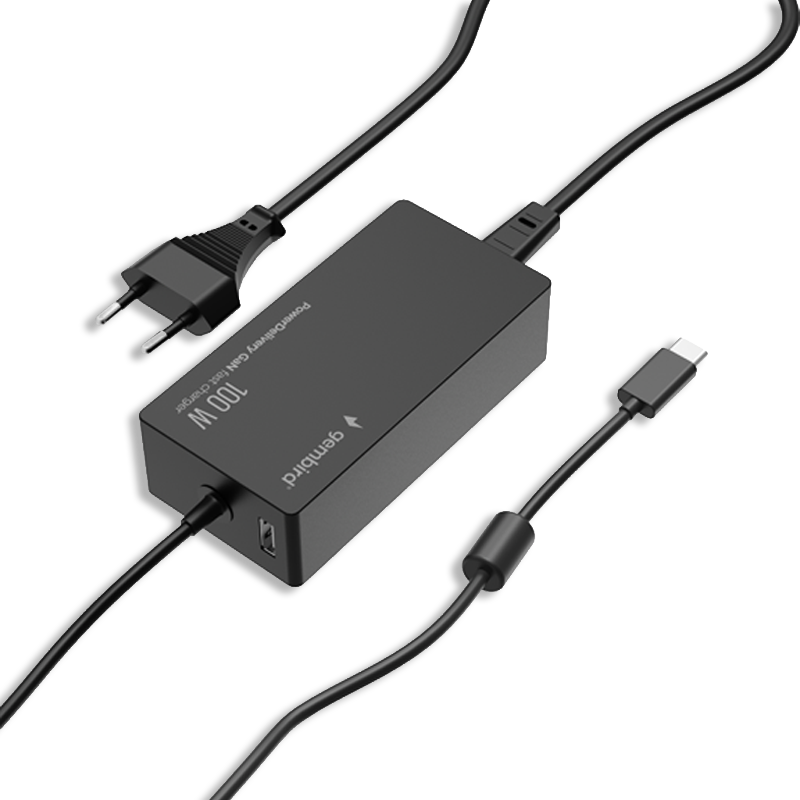 TOLERATE GEMBIRD 100W PD GAN USB-C COMPUTER CHARGER BLK