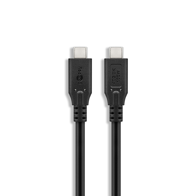 TOLERATE USB-C CABLE (100W) 2M POWERED BY GOOBAY BLK - Bild 2