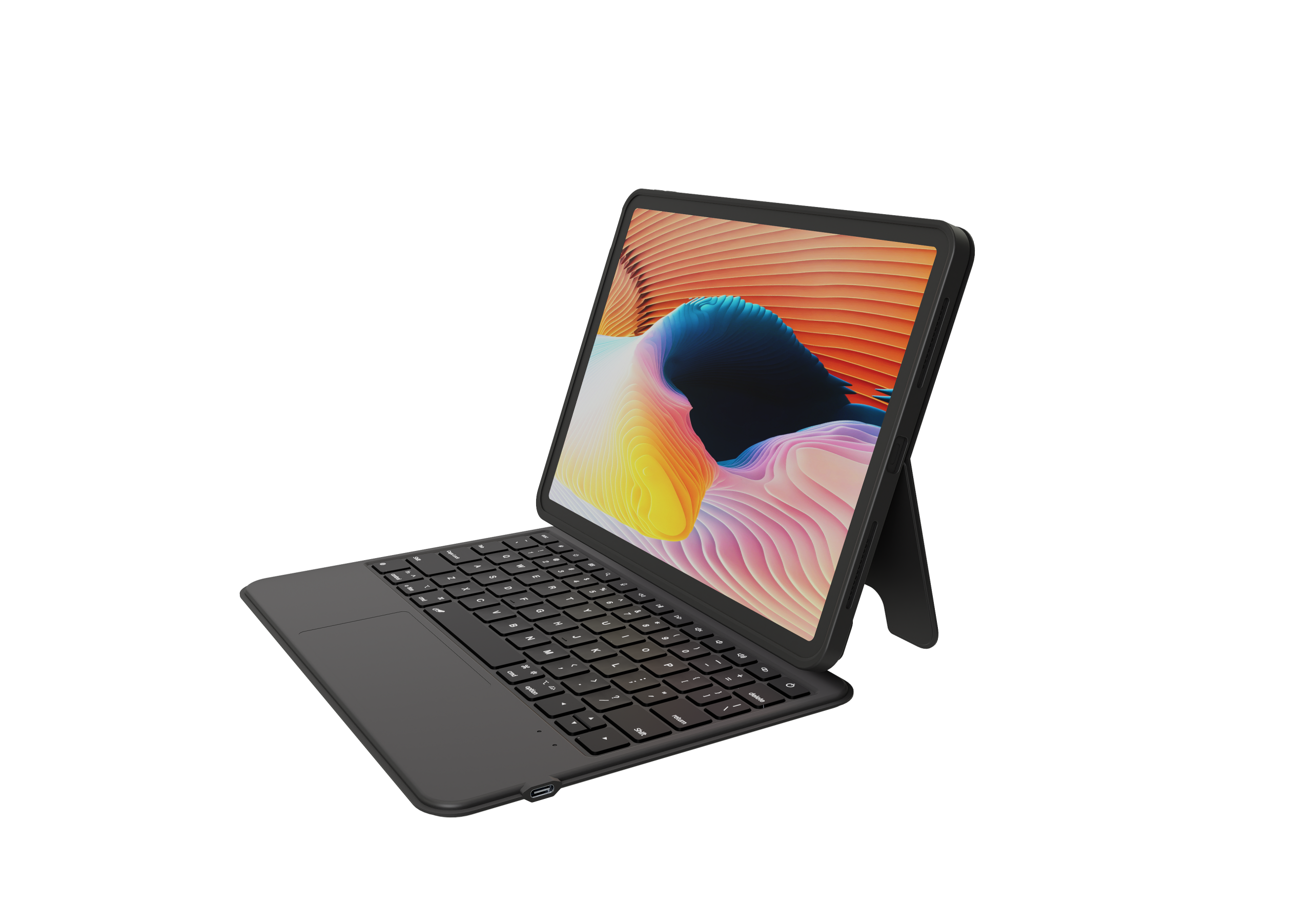 TOLERATE KEYBOARD 3PIN FOLIO IP 10,9/11 (GEN 10/11) BLK