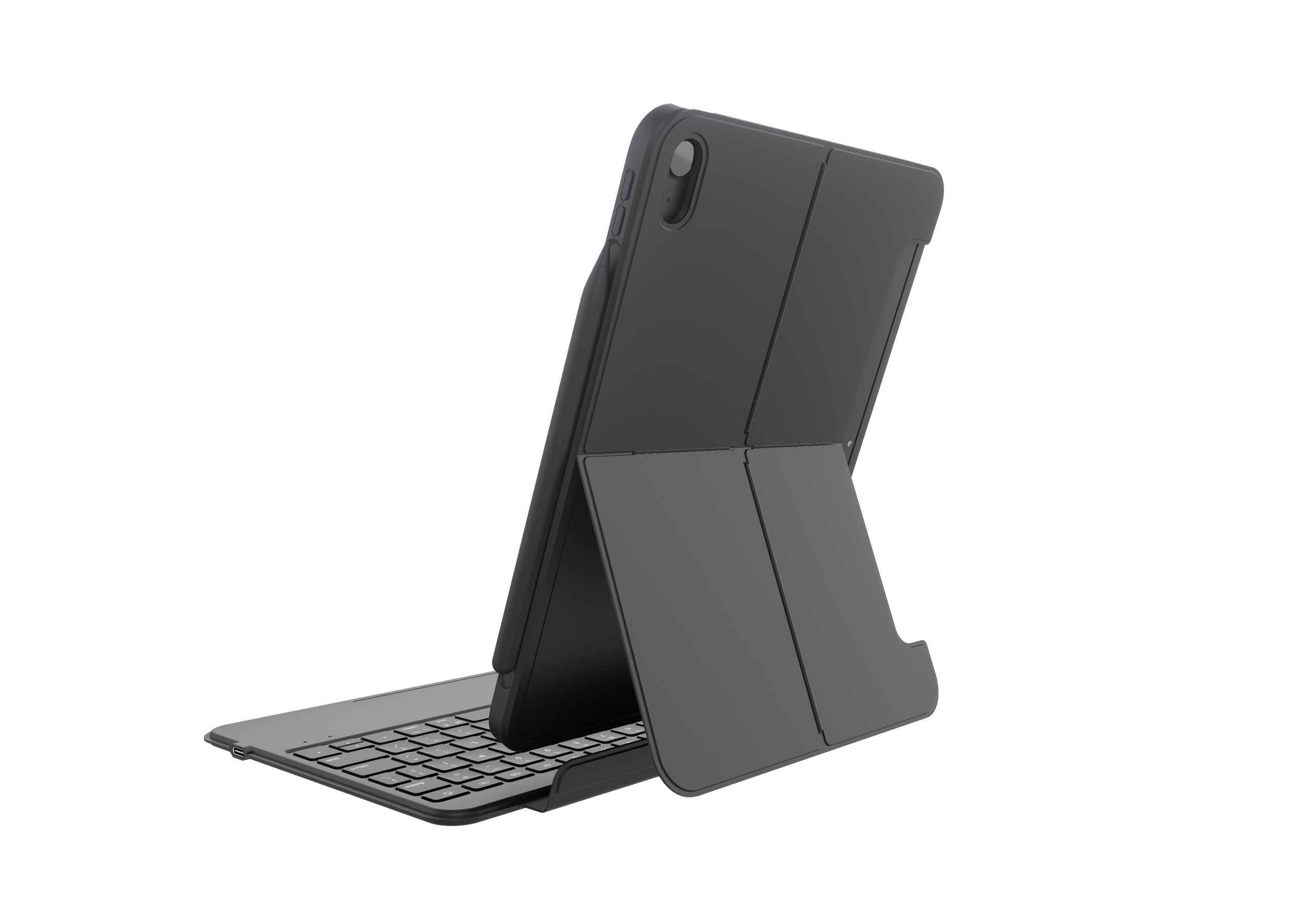 TOLERATE KEYBOARD 3PIN FOLIO IP 10,9/11 (GEN 10/11) BLK - Bild 5