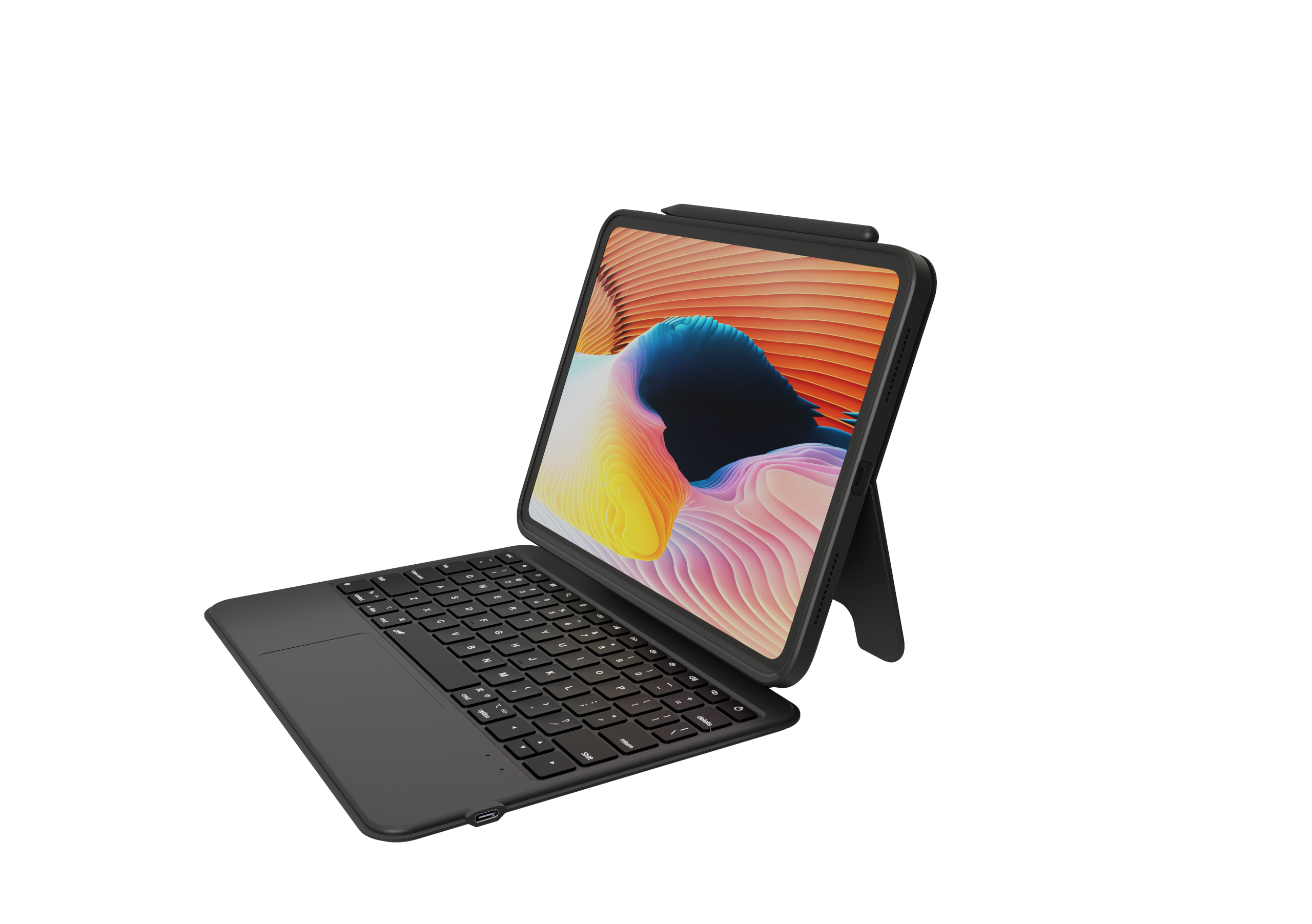 TOLERATE KEYBOARD 3PIN FOLIO IP PRO 13 (M4) BLK - Bild 2
