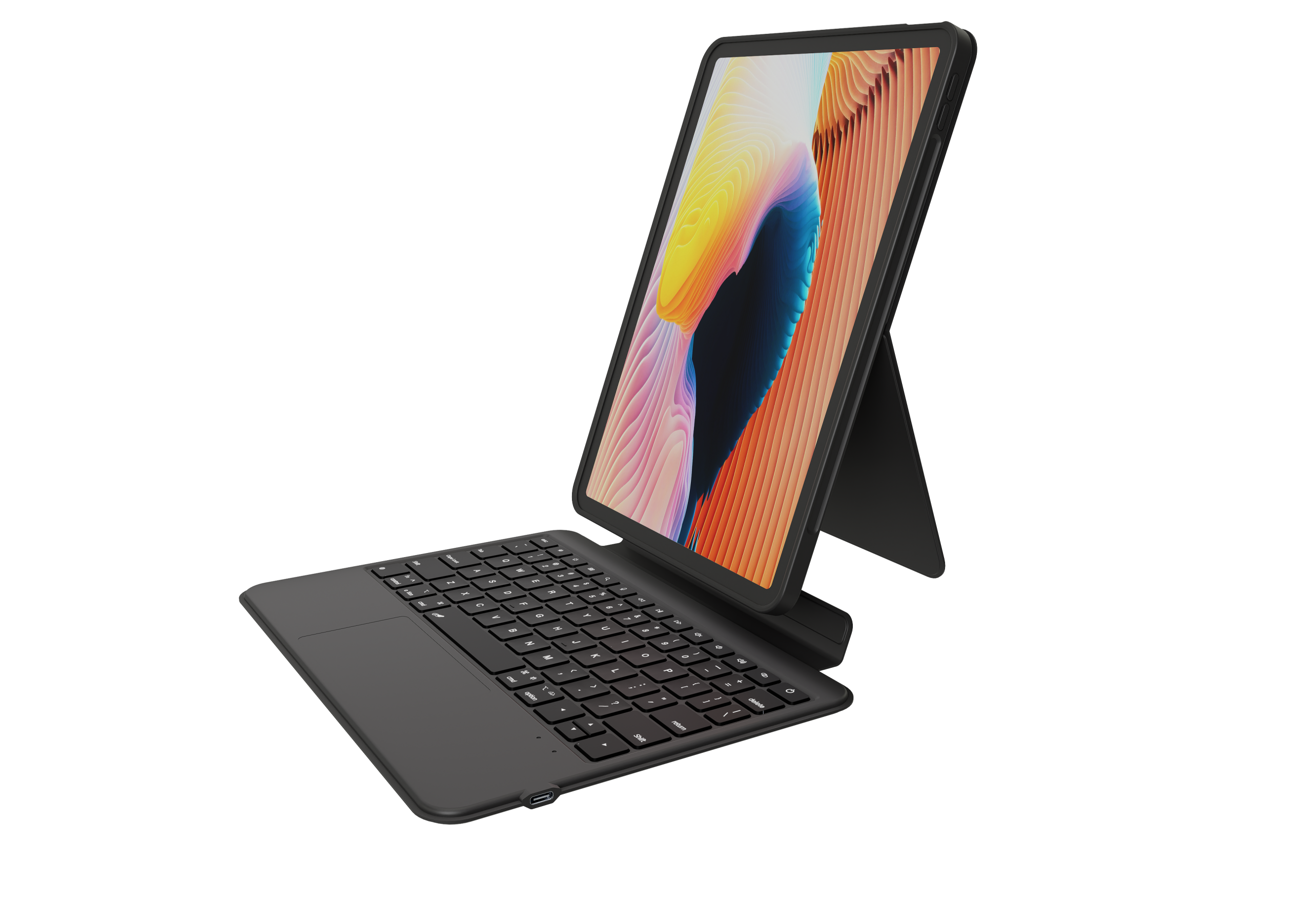 TOLERATE KEYBOARD 3PIN FOLIO IP 10,9/11 (GEN 10/11) BLK - Bild 4