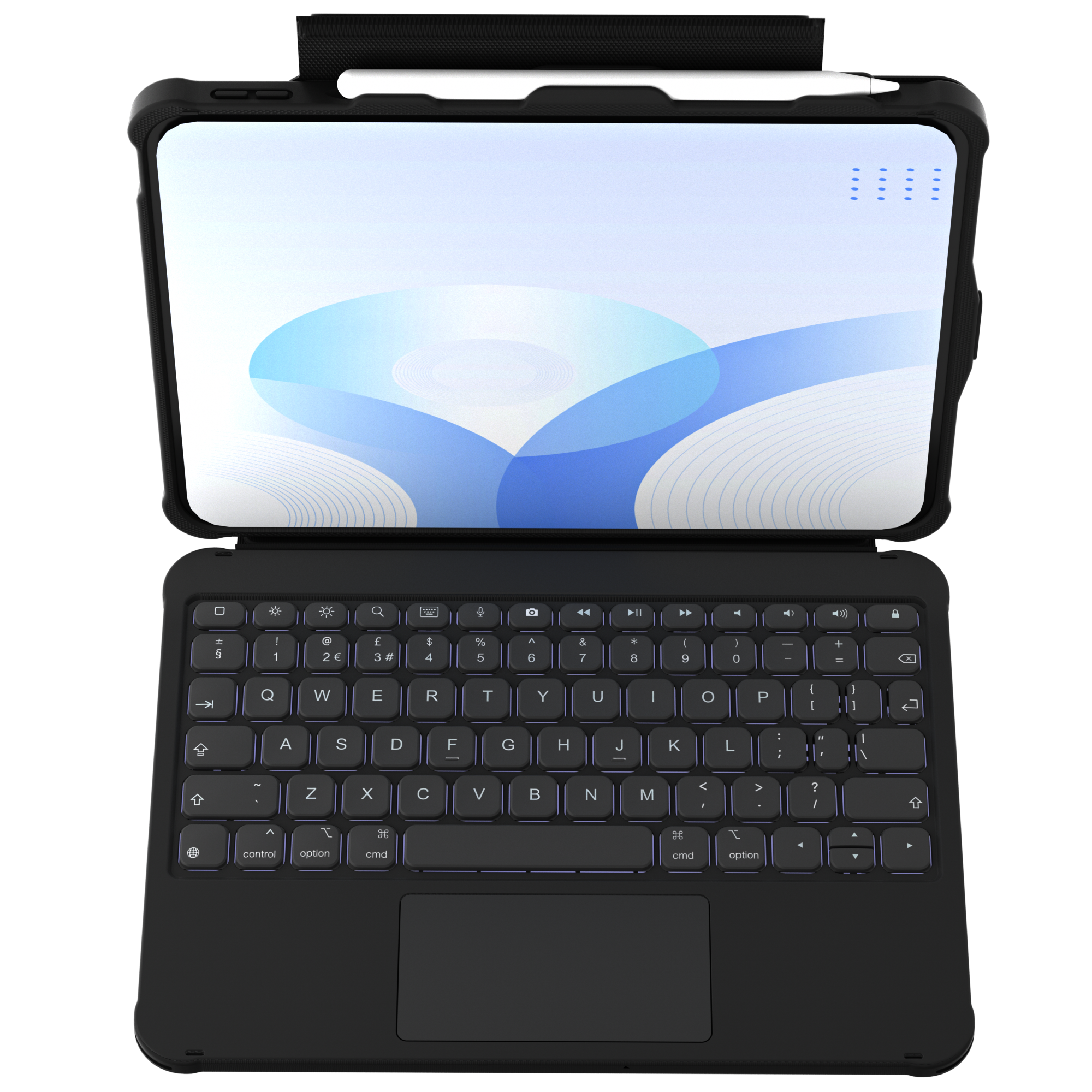 TOLERATE KEYBOARD USB-C FOLIO IP 10,9/11 (GEN 10/11) BLK - Image 3
