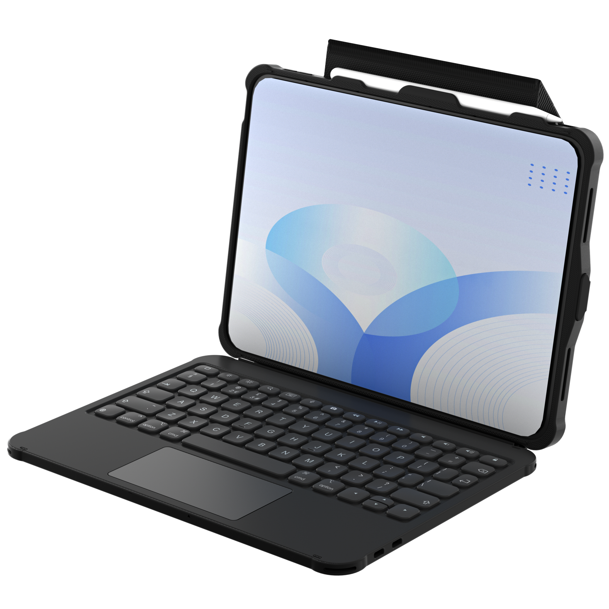 TOLERATE KEYBOARD USB-C FOLIO IP 10,9/11 (GEN 10/11) BLK
