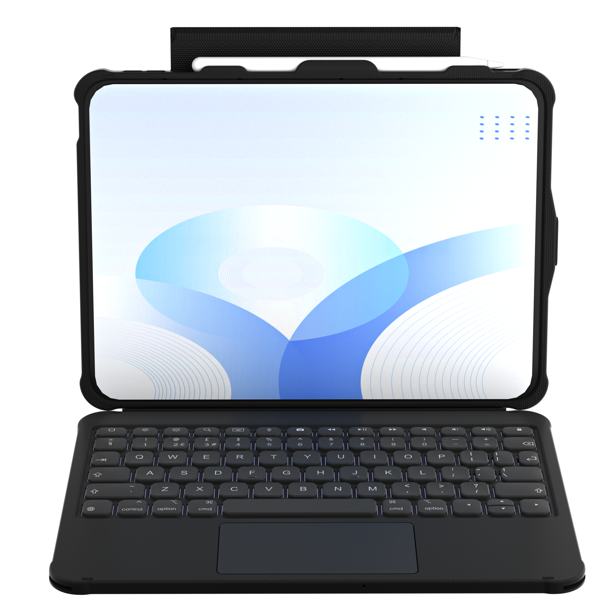 TOLERATE KEYBOARD USB-C FOLIO IP 10,9/11 (GEN 10/11) BLK - Image 2
